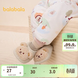 巴拉巴拉balaOne宝宝地板袜防滑点胶冬加绒婴幼儿保暖袜学步209425172203