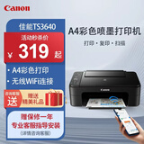 佳能（Canon）MG2541/70/TS3340彩色喷墨打印复印扫描一体机 A4自动双面手机WIFI无线打印机家用学生作业照片 TS3640【异地远程+手机WiFi+照片无边距】 套餐五：外置连供大