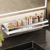 慕家（MOEGA）304不锈钢卫生间置物架壁挂式免打孔洗手间架子浴室洗漱台收纳架 【304不锈钢】置物架 60cm