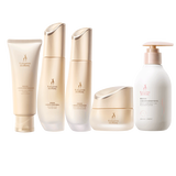 袋鼠妈妈护肤品小麦基础护肤四件套护肤送礼礼盒+小麦保湿身体乳