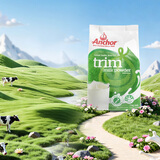 安佳（Anchor）新西兰本土版 脱脂奶粉1kg袋装 0蔗糖高钙学生成人中老年营养品