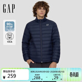 盖璞男装2025秋冬时尚logo轻薄立领羽绒服简约休闲保暖外套657225