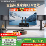 威斯汀家庭ktv音响套装唱歌全套设备卡拉ok影院会议舞台商超家用客厅全新升级108音箱套装 108标准版+功放+K81