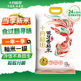 十月稻田 当季新米 油粘米 银牙香粘米（南方大米 籼米 10斤）