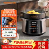 九阳（Joyoung）电炖锅 电炖盅 煲汤锅炖汤锅 煮粥锅多功能锅婴儿熬粥专用 电煮锅 5L炽陶GD509
