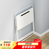 SOFS折叠桌书桌学习桌成人家用学生写字作业桌子卧室简易笔记本电脑桌 S码(有卡槽)_免安装