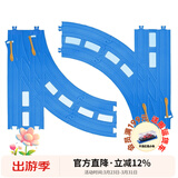 多美（TAKARA TOMY）多美卡普乐路路火车轨道配件R系列DIY创意拼搭拼装男孩儿童玩具 R-28复线分叉转弯路轨