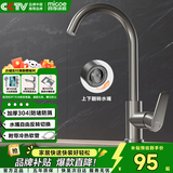 四季沐歌厨房水龙头系列304不锈钢冷热净铅360°旋转洗菜盆水槽龙头