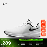 耐克男女轻便高尔夫球鞋冬季时尚情侣运动NIKE INFINITY G FN0555 100白/黑/白金色 38