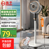 扬子（YANGZI）电风扇家用空气循环扇落地扇遥控电风扇家用电扇立式摇头遥控办公室桌面风扇 【升级款】遥控款八字摇头加高