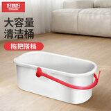 好媳妇（okaywife）【终身配布】平板拖把家用拖把2026免手洗带桶拖地神器吸水墩布 洁炫白清洁桶【加厚加大】