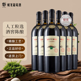 威龙国产红酒沙谷阳光手选级干红葡萄酒750ml*6整箱礼品红酒京东自营
