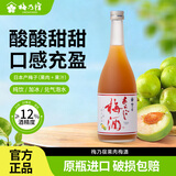 梅乃宿果肉梅酒720ml 果酒甜酒梅子酒青梅酒女士微醺低度酒 日本进口