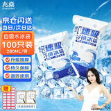 兆燊 自吸水冰袋 免注水加厚保鲜快递专用冷冻可重复使用 冷链运输保冷袋航空冷藏冰敷袋次日达 280ML(100只/包)