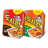 paldo八道方便面牛肉+泡菜味86g*2盒 韩国进口即食劲道泡面