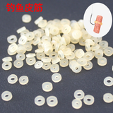 钓鱼用橡皮筋皮套 皮筋颗粒鱼饵打窝颗粒皮筋红虫橡皮筋橡皮圈上饵器 渔具垂钓配件 钓鱼皮筋一包（约50个）