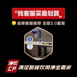 怡口净水（ECOWATER）净水器家用水星Pro净饮机1000G鲜活0陈水反渗透RO膜长效大流量厨下纯水直饮贴ERO185-2管线机套装