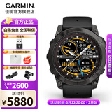 佳明（GARMIN）Fenix7Pro户外运动智能手表跑步骑行游泳滑雪心率血氧腕表男礼物 fenix 7X Pro旗舰版-黑色