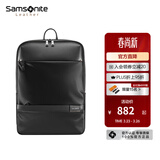 新秀丽（Samsonite）双肩包 商务休闲笔记本电脑包防泼水透气书包潮流轻奢男士背包TN5 黑色