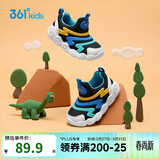 361°童鞋 儿童学步鞋春秋男女童软弹毛毛虫鞋运动宝宝鞋 黑25