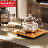 金灶（KAMJOVE）涌泉式全自动上水电热水壶 0.8L玻璃烧水壶 智能保温恒温电茶壶 H7
