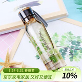 乐扣乐扣（LOCK&LOCK）ECO户外运动水杯户外便携塑料水壶男女学生杯子550ML棕色