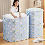 佳帮手被子收纳袋衣服棉被特大号行李袋衣物整理搬家打包袋蓝色95L1件装