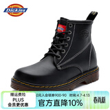 Dickies马丁靴男靴春季百搭靴子男高帮黑色皮靴英伦短靴厚底工装鞋子 黑色S28（男款） 45 【偏大一码，适合运动鞋46】