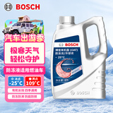博世（BOSCH）有机型(OAT)发动机冷却液通用型汽车防冻液 冰点-25℃ 4L（红色）