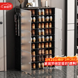 安尔雅 简易鞋柜经济型简约防尘小鞋架子多层组装塑料收纳柜玄关柜