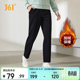 361°运动裤子女春季跑步宽松加绒休闲裤直筒长裤卫裤662444701D