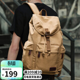 viney背包男帆布双肩包女旅行包书包大学生高中初中大容量笔记本电脑包登山包行李包时尚休闲出差户外旅游