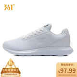 361°运动鞋男鞋春夏季透气网面通勤休闲慢跑步鞋子男士671832270-4