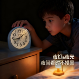 丽声（RHYTHM）高中初中小学生专用夜灯可爱学生闹钟儿童男孩起床神器叫醒大闹铃超大声CRE864NR04儿童节礼物
