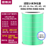 思博润适用米家小米空气净化器滤芯1代/2代/3代/2s/Pro/4代/5代滤芯除雾霾、除醛、除异味、除细菌过滤网