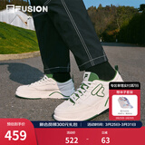 FILAFUSION 斐乐潮牌【章昊同款】男鞋厚底帆布鞋运动休闲鞋 奶白/深森林绿-GF 42