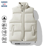 GENIOLAMODE棉服马甲男潮流坎肩保暖棉衣马甲基础休闲百搭外套