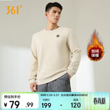 361°卫衣男装春季长袖运动服休闲圆领宽松加绒上衣服652344801D-8
