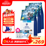 LEGENDSANDY蓝氏 全价猫粮成猫幼猫生骨肉冻干粮猎鸟乳鸽系列兔肉口味1.5kg*3