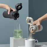 乐扣乐扣（LOCK&LOCK）憧憬弹跳保温杯316不锈钢保温保冷男女学生随手水杯子450ML灰色