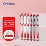 百乐（PILOT）子弹头威宝熊猫笔中性笔防滑签字笔水笔学生文具办公用笔 BLN-VBG5 0.5mm 红色6支装