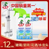 水卫士浴室清洁剂玻璃水垢清洁剂厕所卫生间瓷砖水龙头清洗剂500g*2瓶