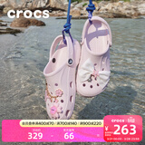 卡骆驰（CROCS）洞洞鞋贝雅男鞋女鞋轻便耐磨一脚蹬拖鞋休闲鞋|10126 裸粉-6PI 39 (240mm)