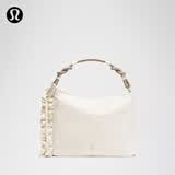 lululemon丨Convertible 女士多功能褶饰斜挎包 LW9FP9S 浅象牙白/暖褐灰 O/S