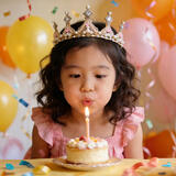宫薰生日帽生日皇冠生日场景布置生日道具氛围派对装饰卡通生日帽