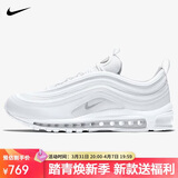 耐克男子休闲鞋AIR MAX 97运动鞋921826-101 白色 41 