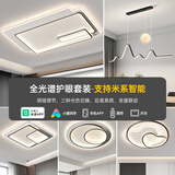 智能米品已连接米家智能语音吸顶灯pro客厅灯卧室灯全屋套餐组合三室两厅 【全光谱】三室两厅-米家智控Pro+包安装