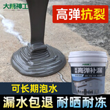 大禹神工屋顶防水胶涂料裂缝渗水漏水楼顶补漏材料外墙房顶耐高温防晒堵漏