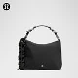 lululemon丨Convertible 女士多功能褶饰斜挎包 LW9FP9S 黑/沥青灰 O/S