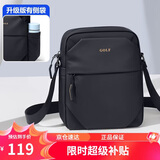 高尔夫（GOLF）单肩包男士斜挎包男休闲ipad手机包轻便防泼水百搭通勤小方包
